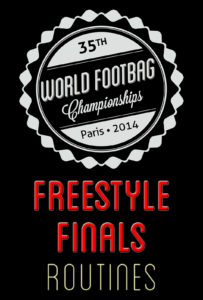 2014 World Footbag Championships Freestyle finals night